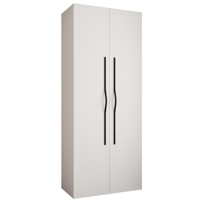 Szafa wysoka uchylna garderoba ubraniowa z półkami COMO 2 100 głębokość 40 cm wysokość 245,5 cm