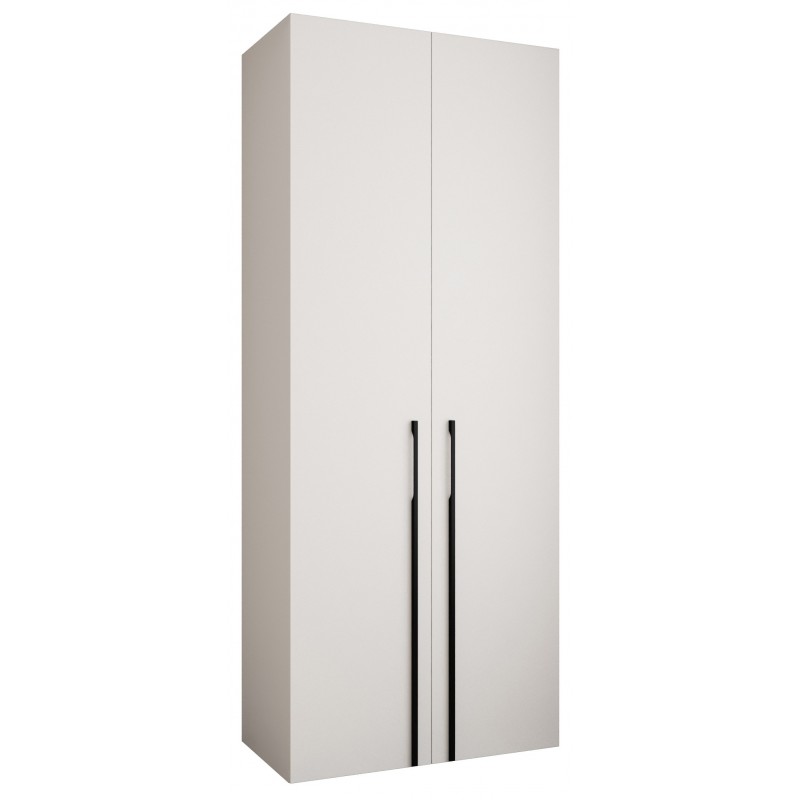 Szafa wysoka uchylna garderoba ubraniowa z półkami COMO 3 100 głębokość 40 cm wysokość 245,5 cm