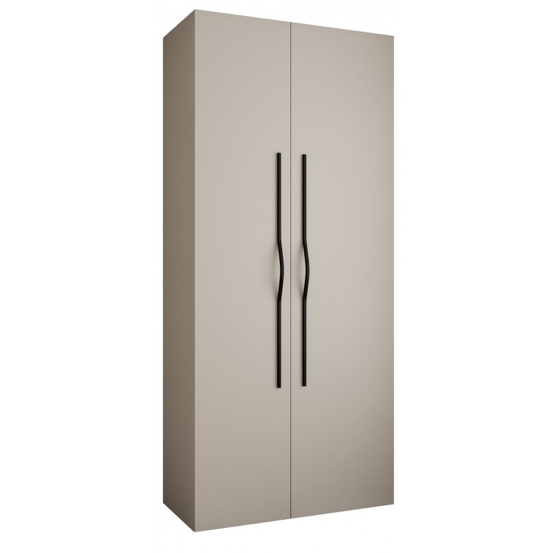 Szafa ubraniowa uchylna wysoka garderoba z półkami COMO 2 110 głębokość 40 cm wysokość 245,5 cm