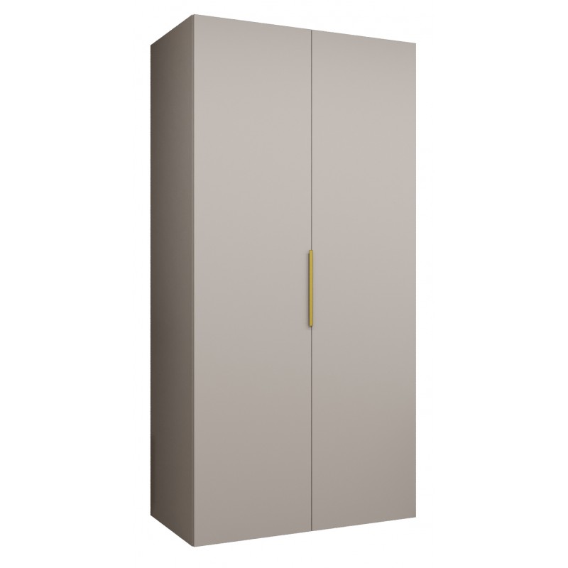 Szafa uchylna garderoba z cichym domykiem ubraniowa z półkami MARBELLA 1 100 głębokość 52 cm wysokość 202 cm