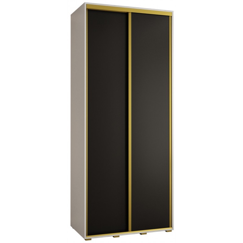 Szafa przesuwna z drążkami Cannes 1 110 głębokość 45 cm wysokość 205,2 cm