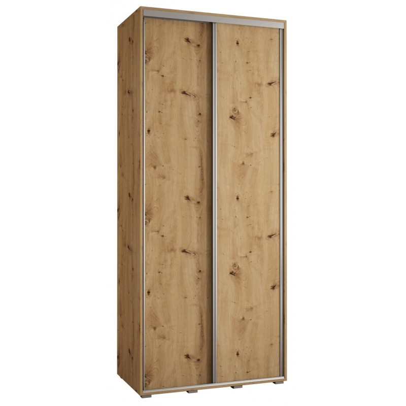 Szafa przesuwna z półkami Cannes 1 120 głębokość 60 cm wysokość 205,2 cm