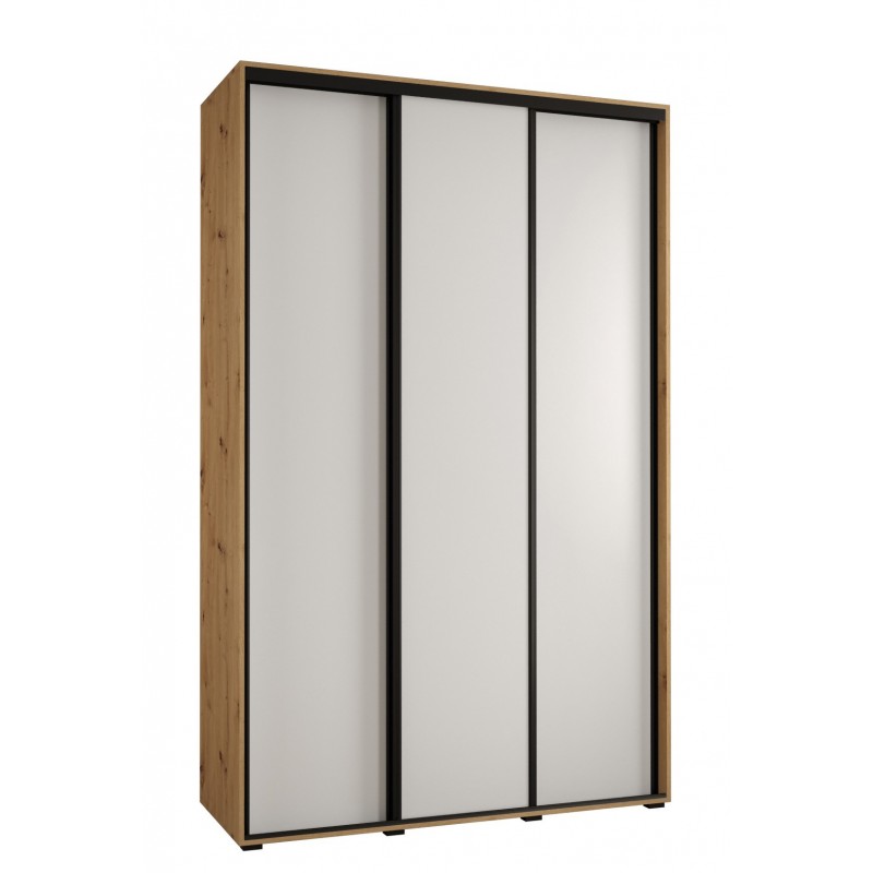 Szafa przesuwna z półkami Cannes 1 160 głębokość 45 cm wysokość 205,2 cm