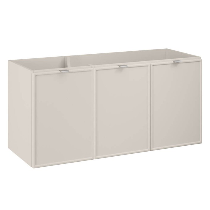 Szafka pod umywalkę 120cm 3 Drzwi Kolekcja Bella Cashmere Kaszmirowy Mat