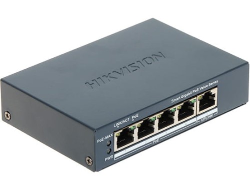 SWITCH POE DS-3E1505P-EI/M 4-PORTOWY Hikvision DS-3E1505P-EI/M
