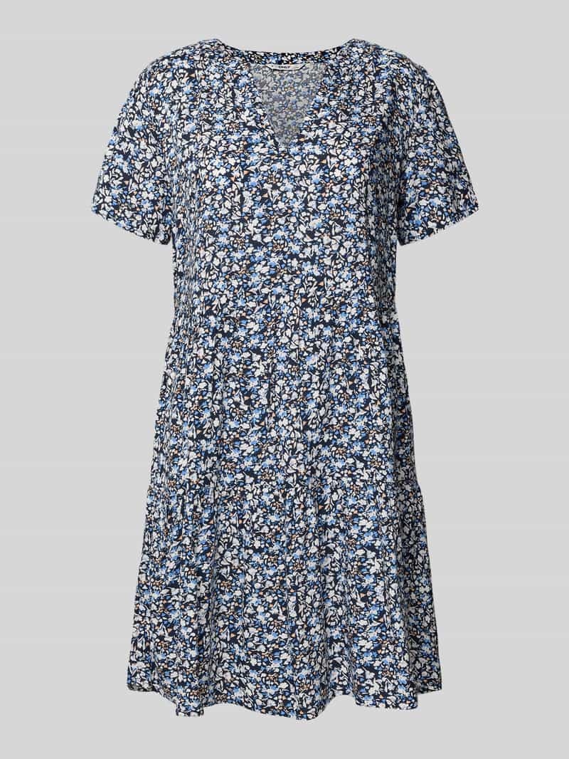 Sukienka casualowa o luźnym kroju z czystej wiskozy model ‘ZALLY LIFE’