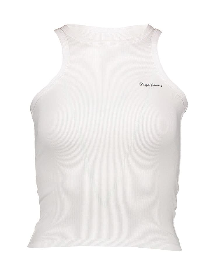 Pepe Jeans Top w kolorze białym