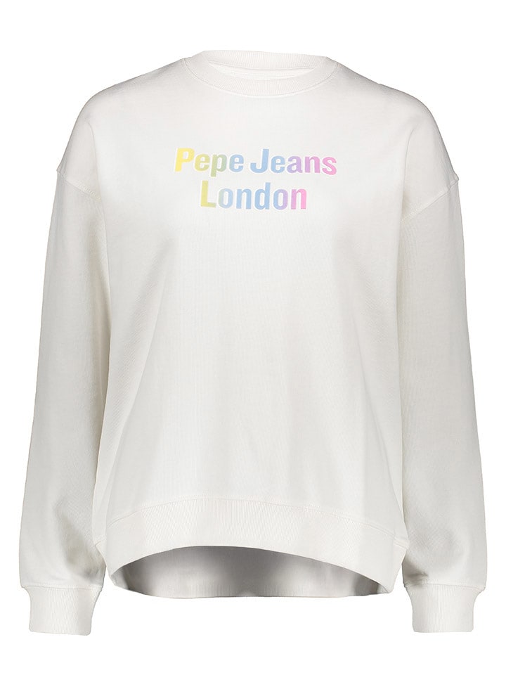 Pepe Jeans Bluza w kolorze białym