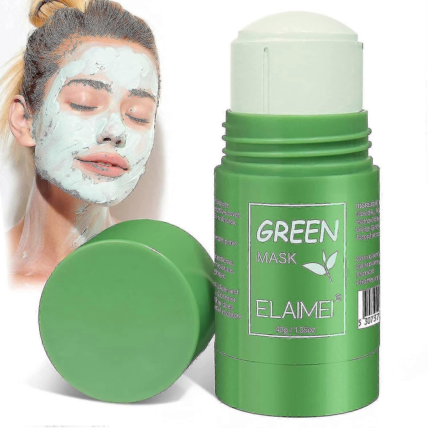 Green Tea Mask Stick Zielona herbata Maska oczyszczająca Stick Zielona herbata Oczyszczająca glinka Stick Maska