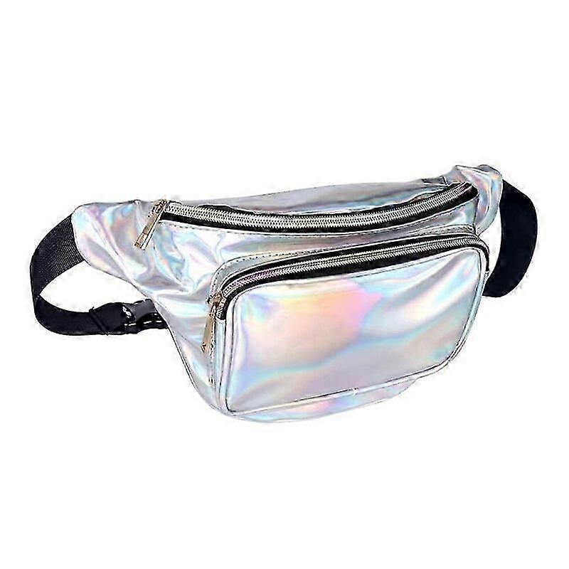 Geestock Fashion Nerka Damska regulowana saszetka z PVC Holograficzna torba do podróży, imprezy, turystyki pieszej, biegania, saszetki na zakupy Ne...