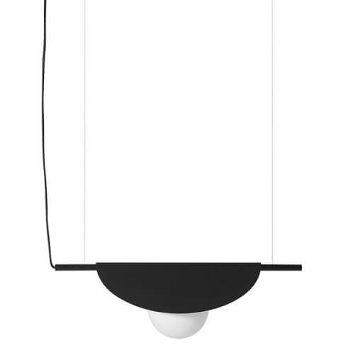 Wisząca lampa nad wyspę Sallo SAA122P0 loftowa czarna