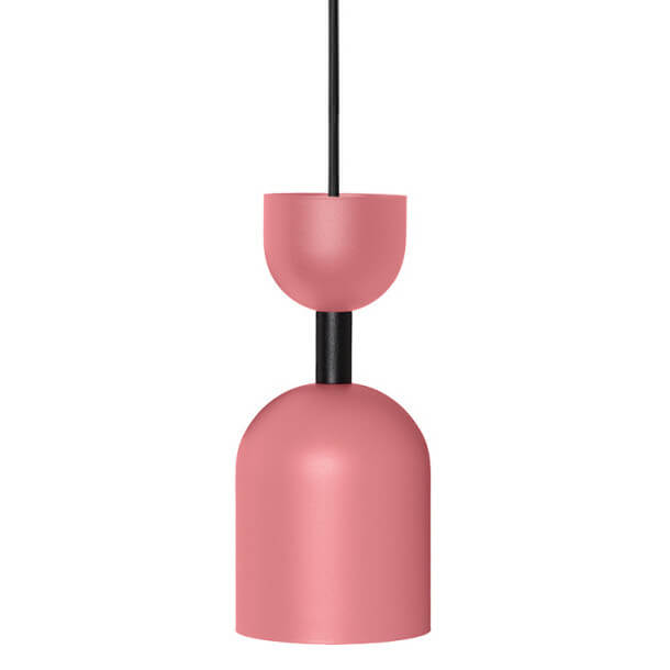 Salonowa lampa wisząca Supuru SUA128P0 do jadalni różowa czarna