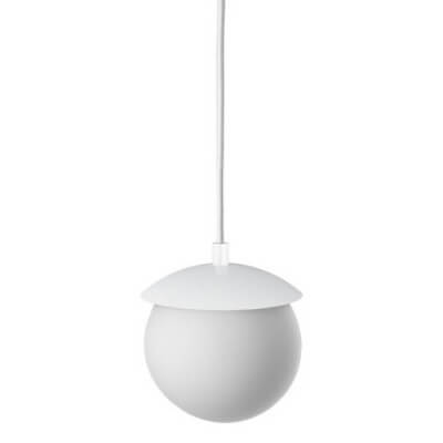 Lampa wisząca do łazienki Kuul KLF111PS0 szklana okrągła IP44 biała