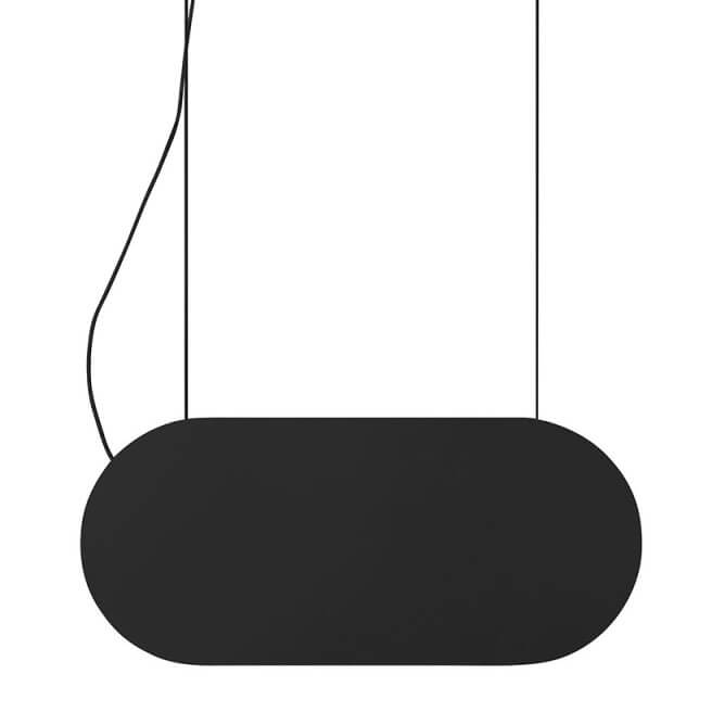 Metalowa wisząca lampa do jadalni Malumi MLA622P2 LED 24W 3000K czarna