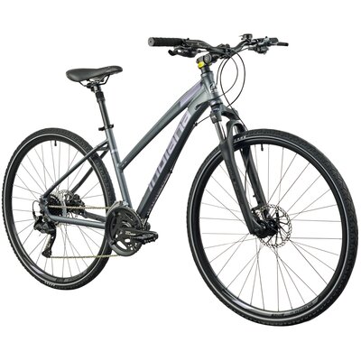 Rower crossowy INDIANA X-Cross 4.0 D21 damski Ciemnoszary