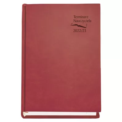 Terminarz nauczyciela 2022/2023 bordo