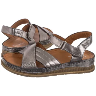 Sandały Srebrne L7064-35/00-1 (MA1393-b) Maciejka