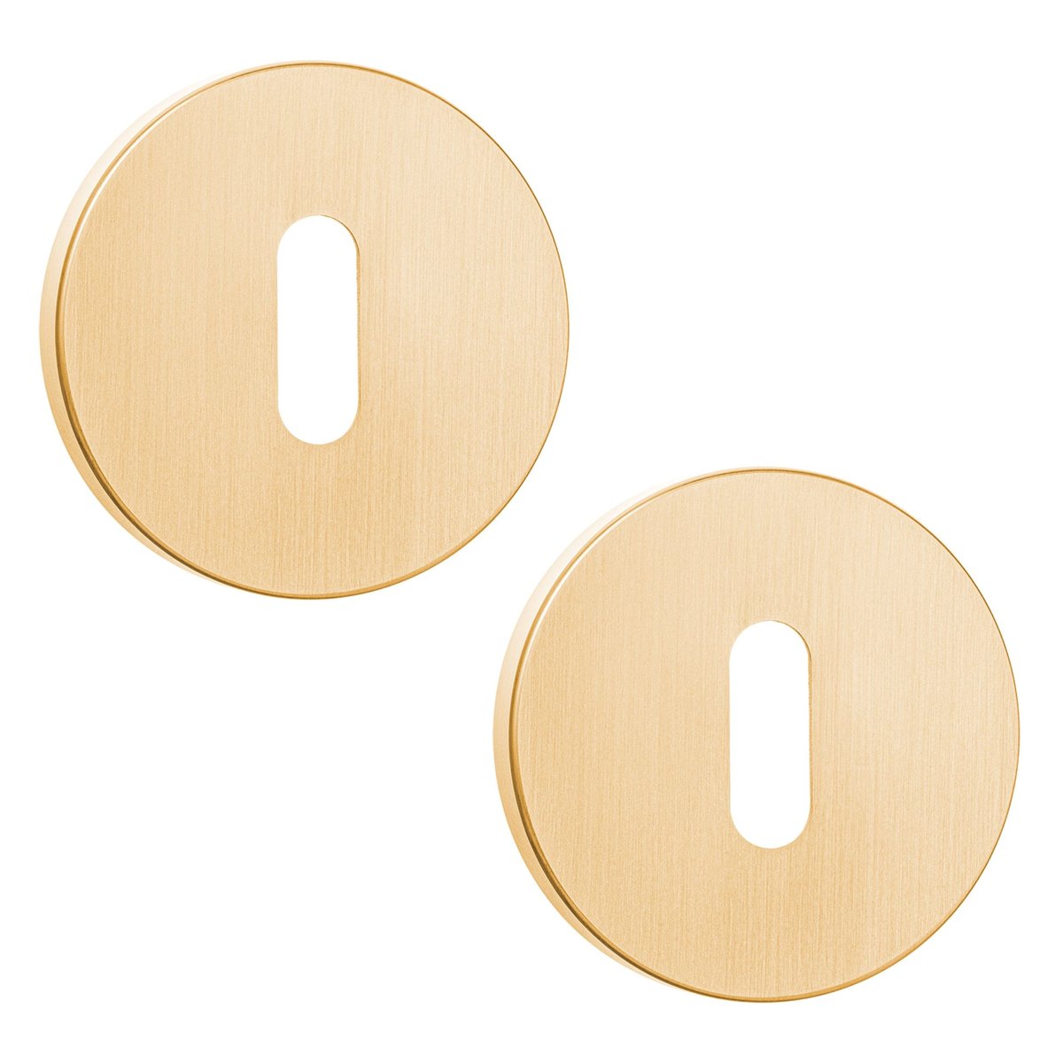 Rozeta Okrągła Klucz Szyld do Klamki Wewnętrznej Złoty Mat Kuchinox