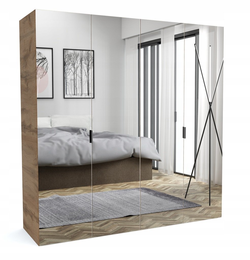 Szafa przesuwna na wymiar MAT 17 szerokość 160 cm