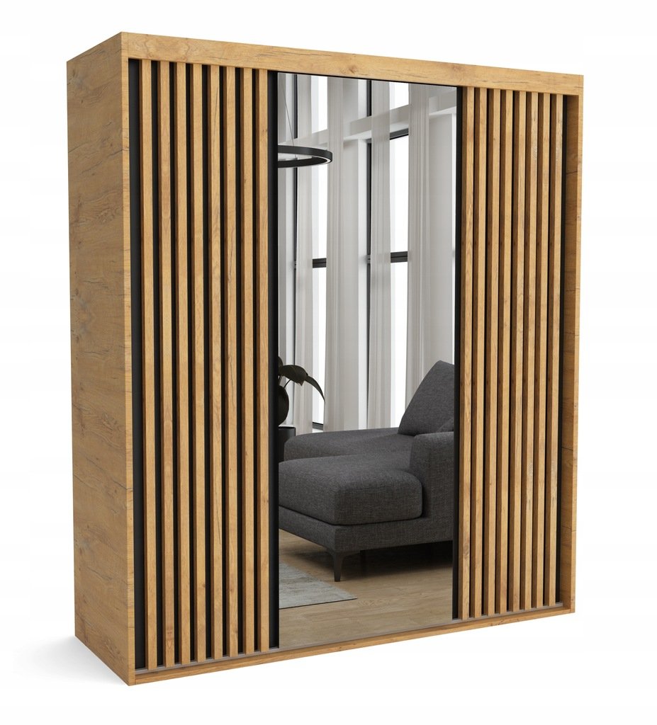 Szafa przesuwna na wymiar MAT 11 szerokość 250 cm