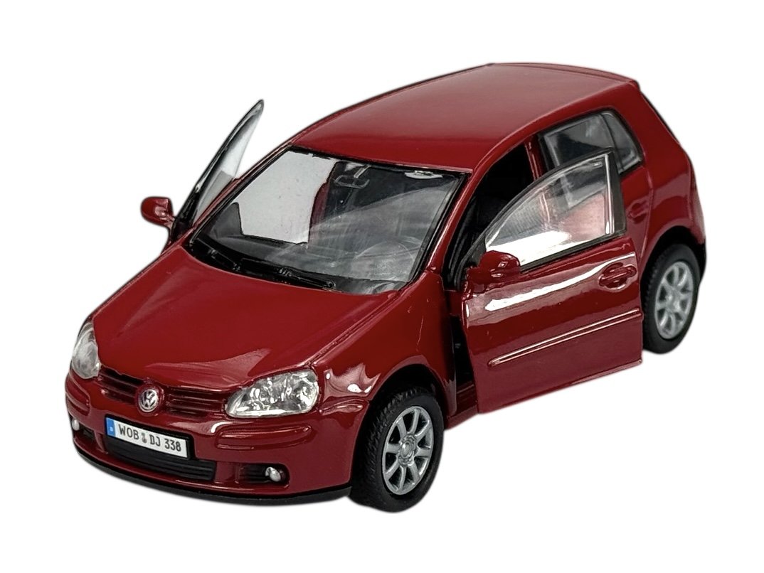 WELLY VW VOLKSWAGEN GOLF 5 CZERWONY 1:34 SAMOCHÓD NOWY METALOWY MODEL