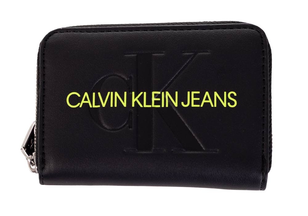 Calvin Klein Mały Portfel Damski Sculpted Mono Med Z/A Black K60K608396 Bds