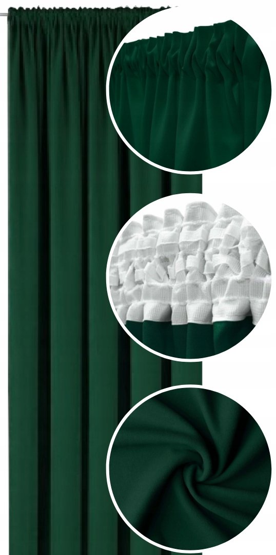 Zasłona gotowa na taśmie 145x220 zasłony matowe tunel duży wybór kolorów