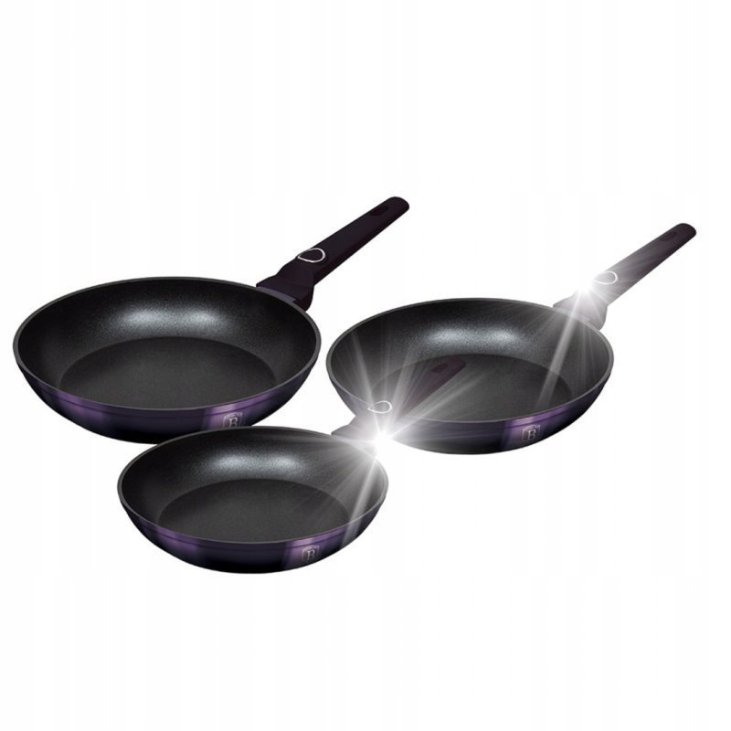 ZESTAW 3 PATELNI TYTANOWYCH BERLINGER HAUS BH-7103