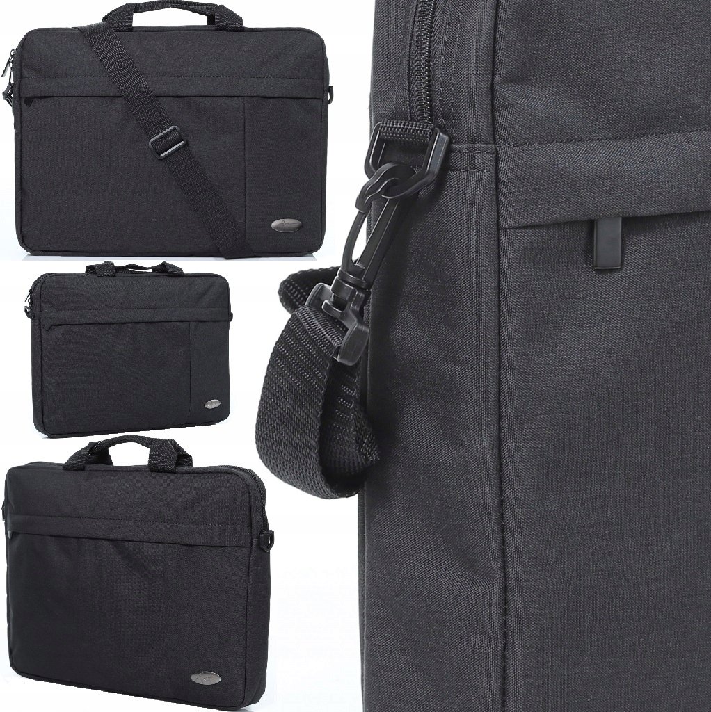 KLASYCZNA ELEGANCKA MOCNA TORBA NA LAPTOPA NOTEBOOKA 15,6'