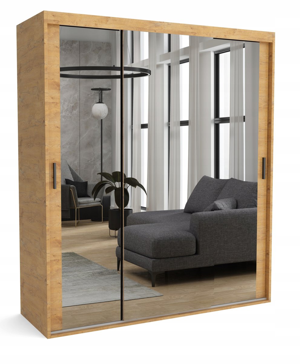 Szafa przesuwna na wymiar MAT 10 szerokość 220 cm