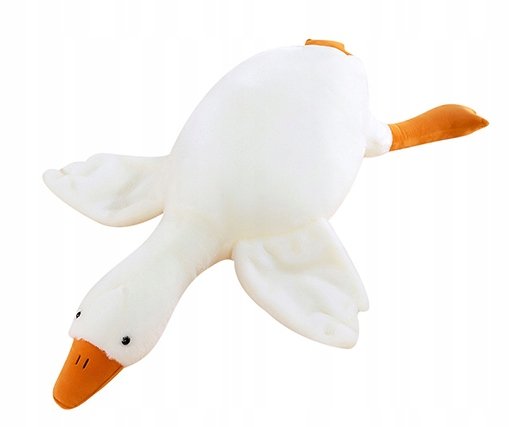 PODUSZKA MASKOTKA PLUSZAK GĘŚ KACZKA DUŻA 50 cm