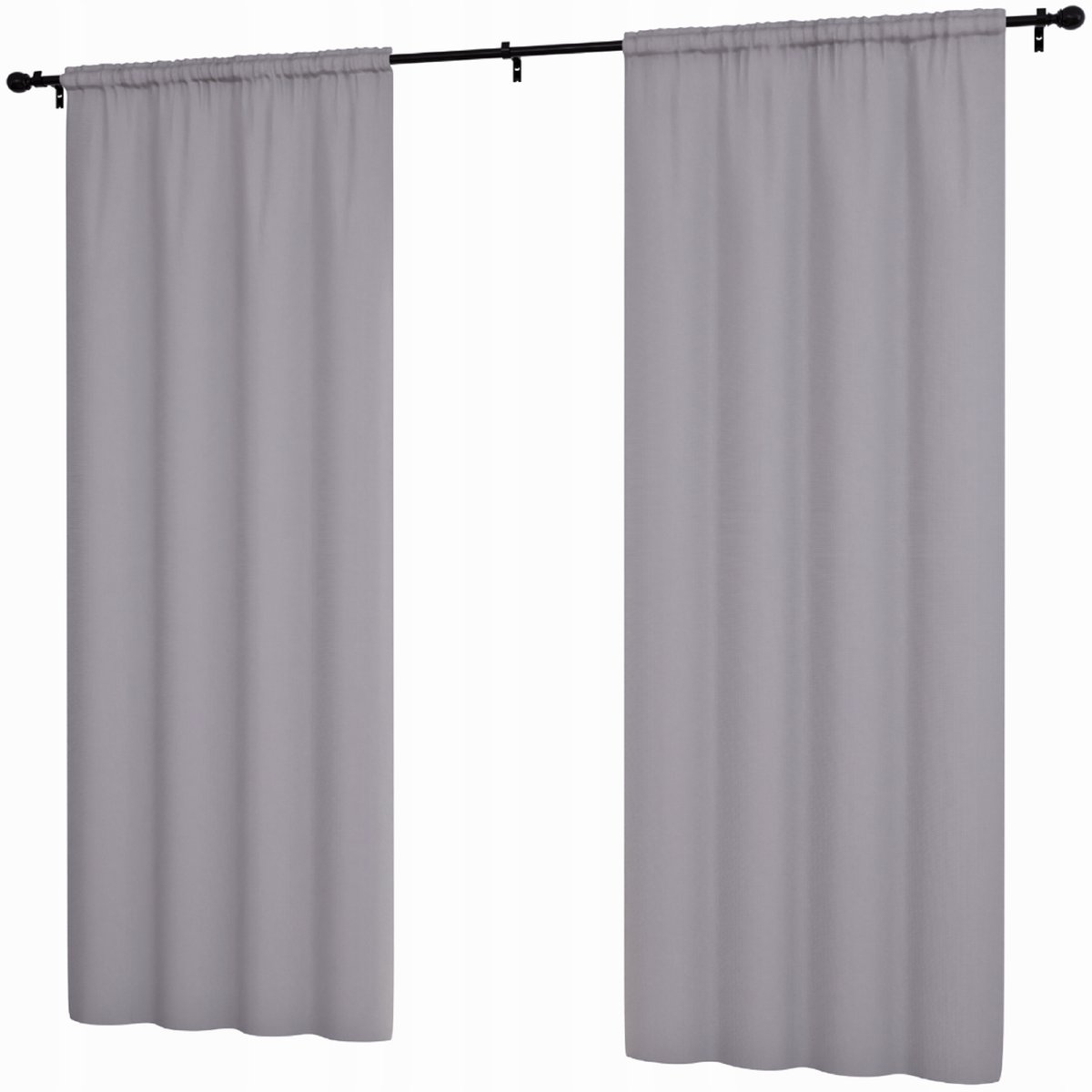 Zasłona gotowa gładka matowa 145x160 zasłony gotowe zasłonki gładkie salon