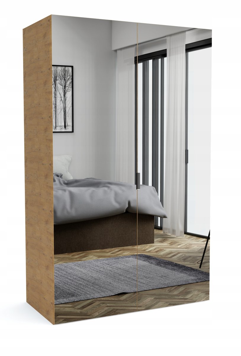 Szafa przesuwna na wymiar MAT 14 szerokość 120 cm