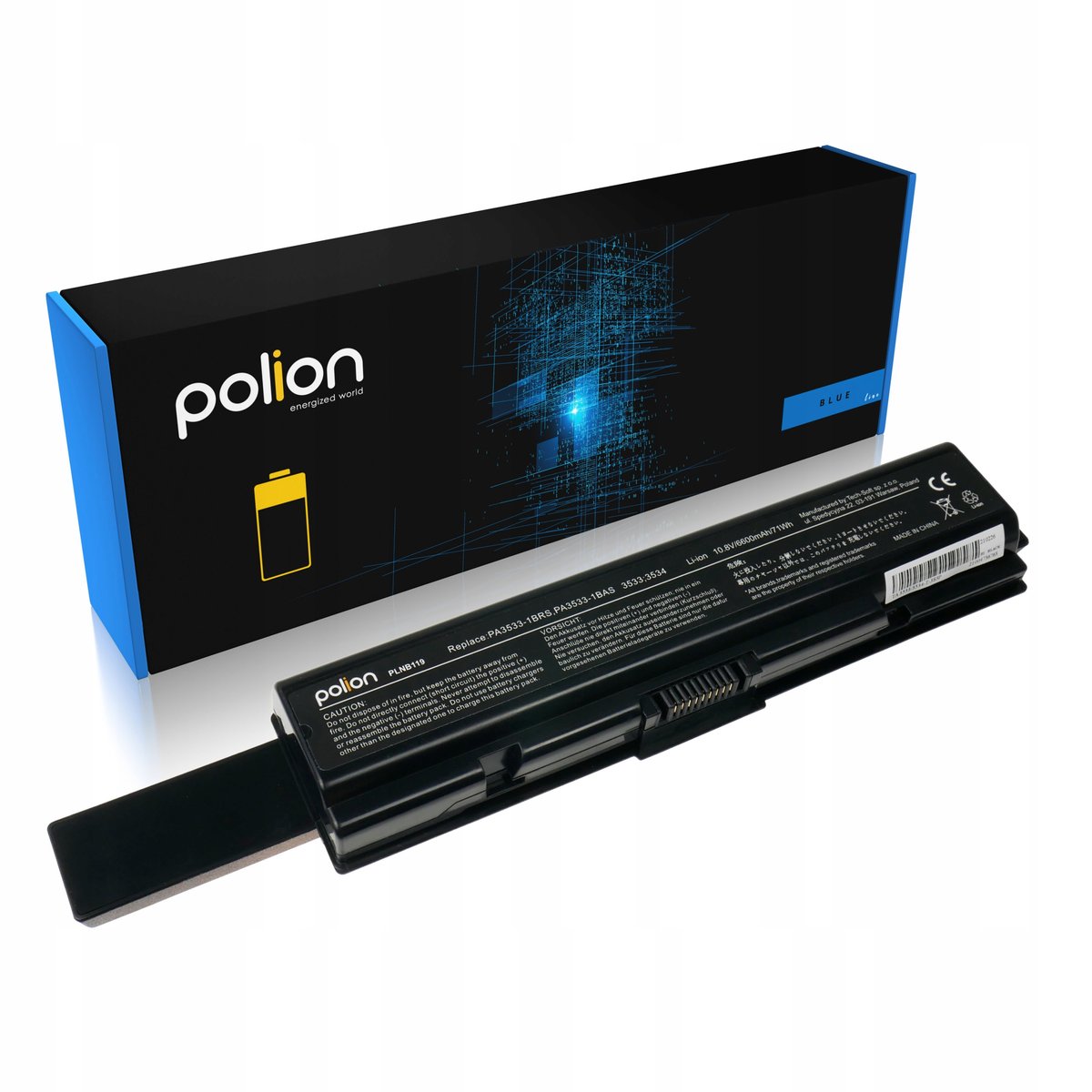 Bateria do TOSHIBA Satellite A200 A210 A305 A350 A500 A505 L300 L500 Duża