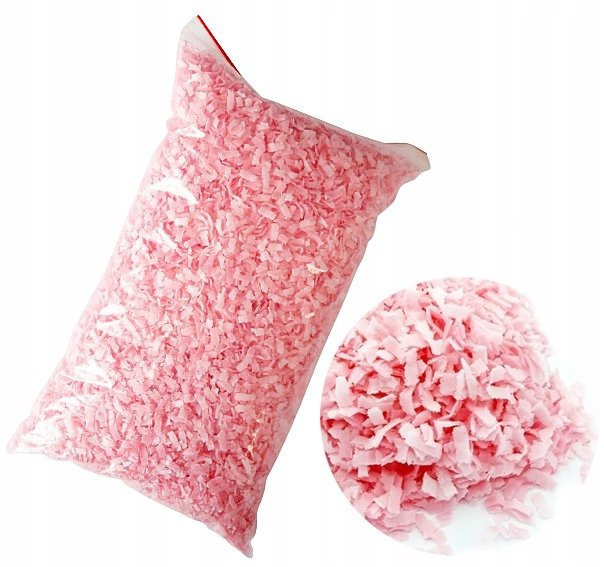 POSYPKA WAFLOWA ozdoby NA TORT dekoracje urodzinowe PIĘKNA RÓŻOWY 100g