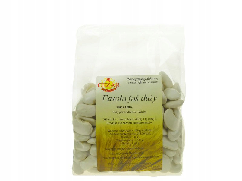 FASOLA JAŚ DUŻY tyczka 500g CEZAR