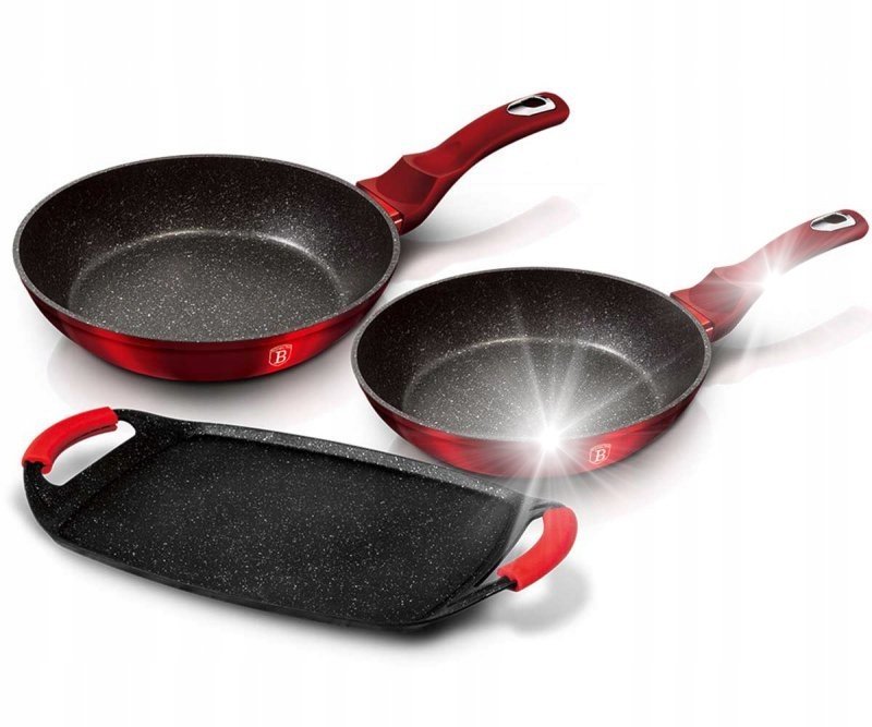 ZESTAW PATELNI GRANITOWYCH BERLINGER HAUS BH-1668