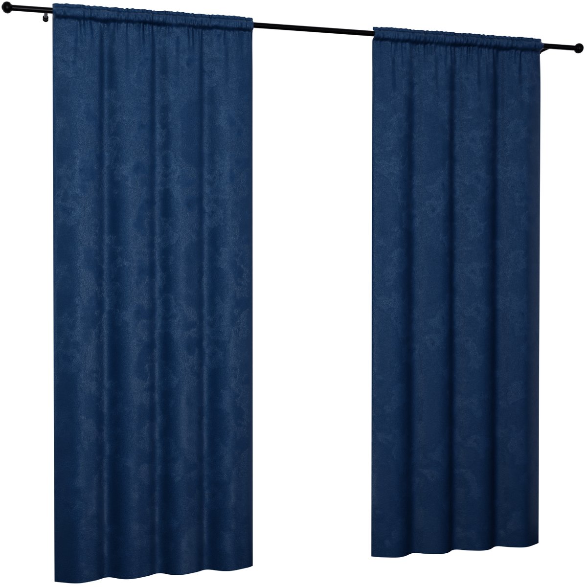 Zasłona gotowa welur 140x250 Zasłony do salonu kolory welurowe Velvet żabki