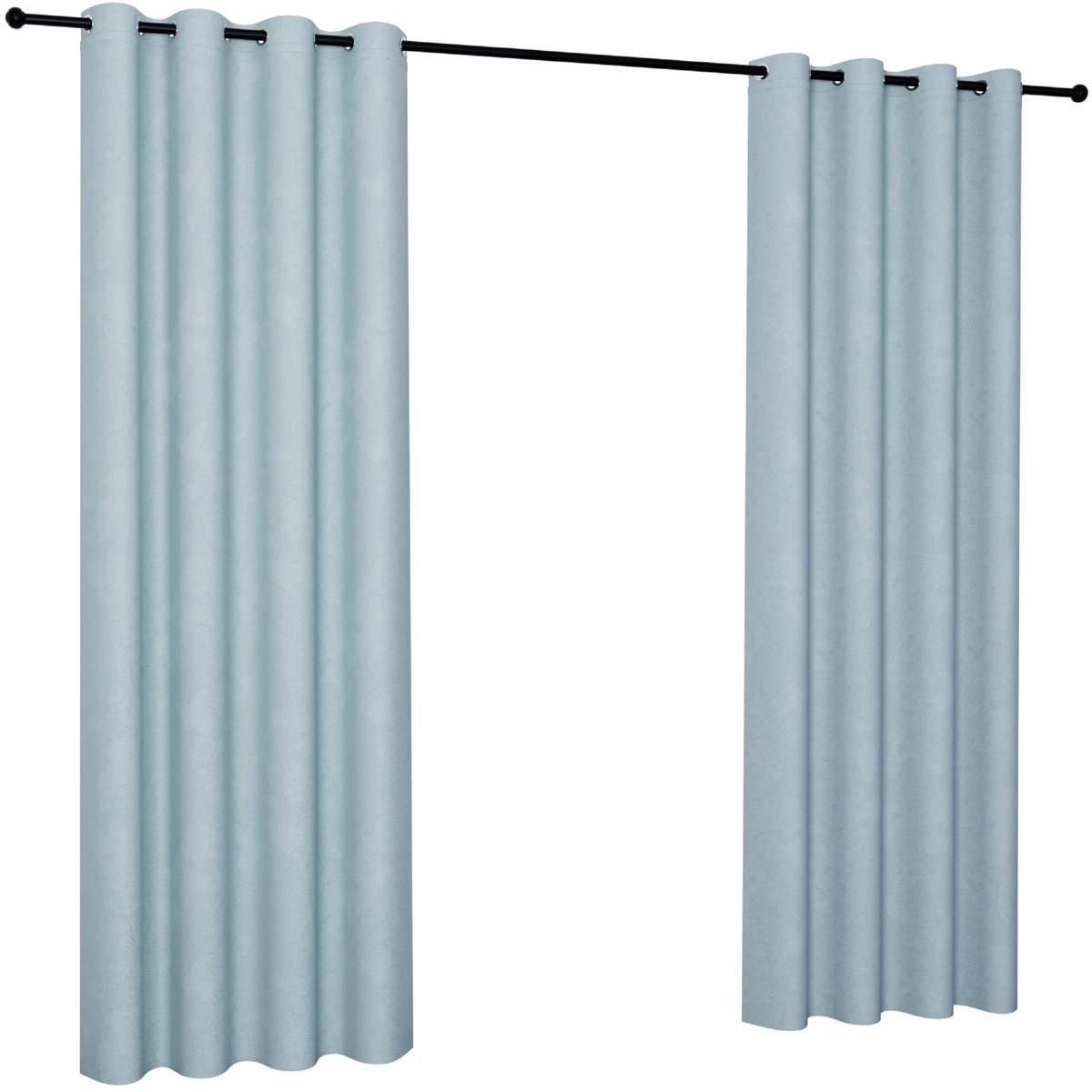 Zasłona welurowa gładka matowa 140x270 zasłony gotowe do salonu przelotki