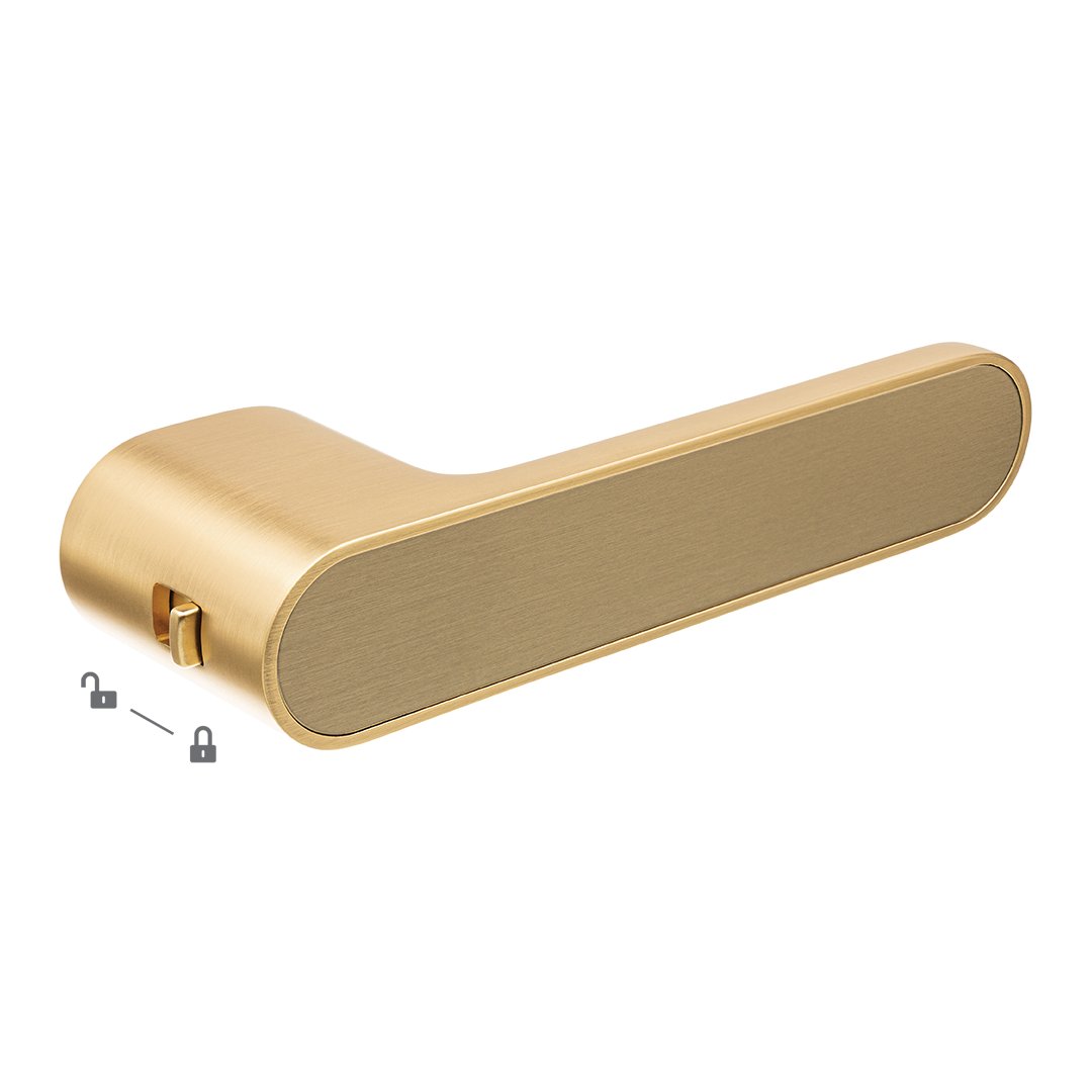 Klamka do Drzwi Wewnętrznych z Blokadą Złota SALIDA Kuchinox