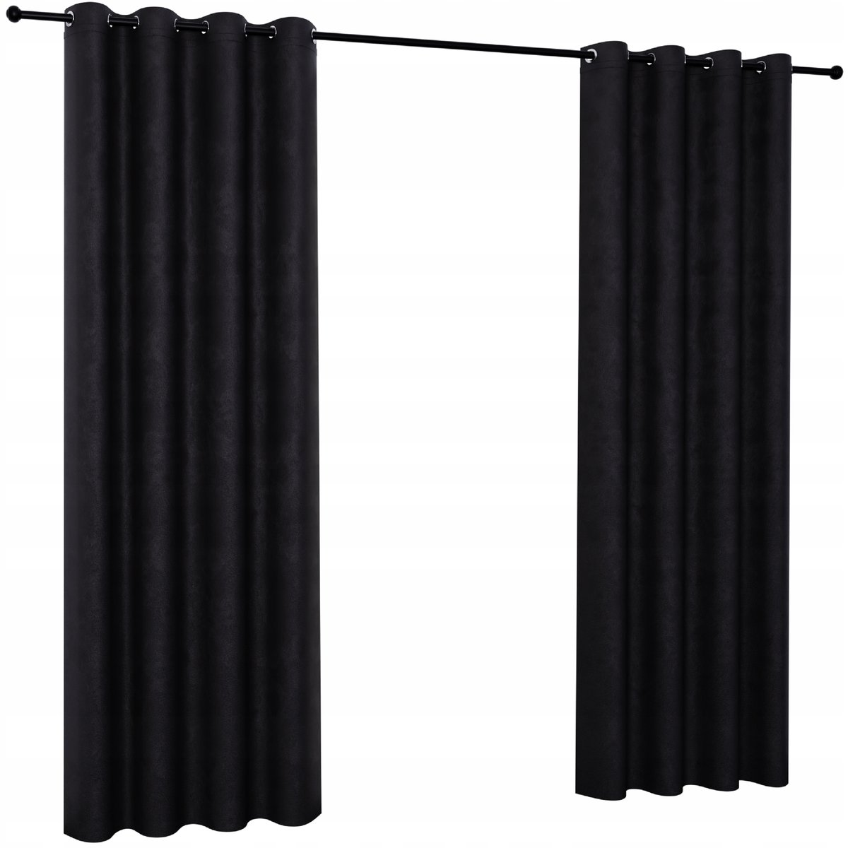 Zasłona welurowa na przelotkach 140x250 Zasłony gładkie welur długie salon