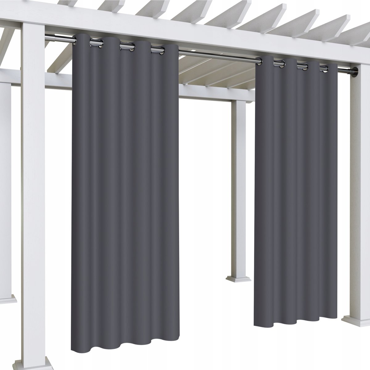 Zasłona ogrodowa 260x155 wodoodporna zasłona na taras do altany gotowe