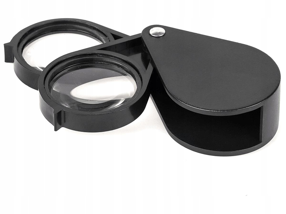 Lechpol Lupa ręczna LRS-1 składana podwójna 30mm/5x