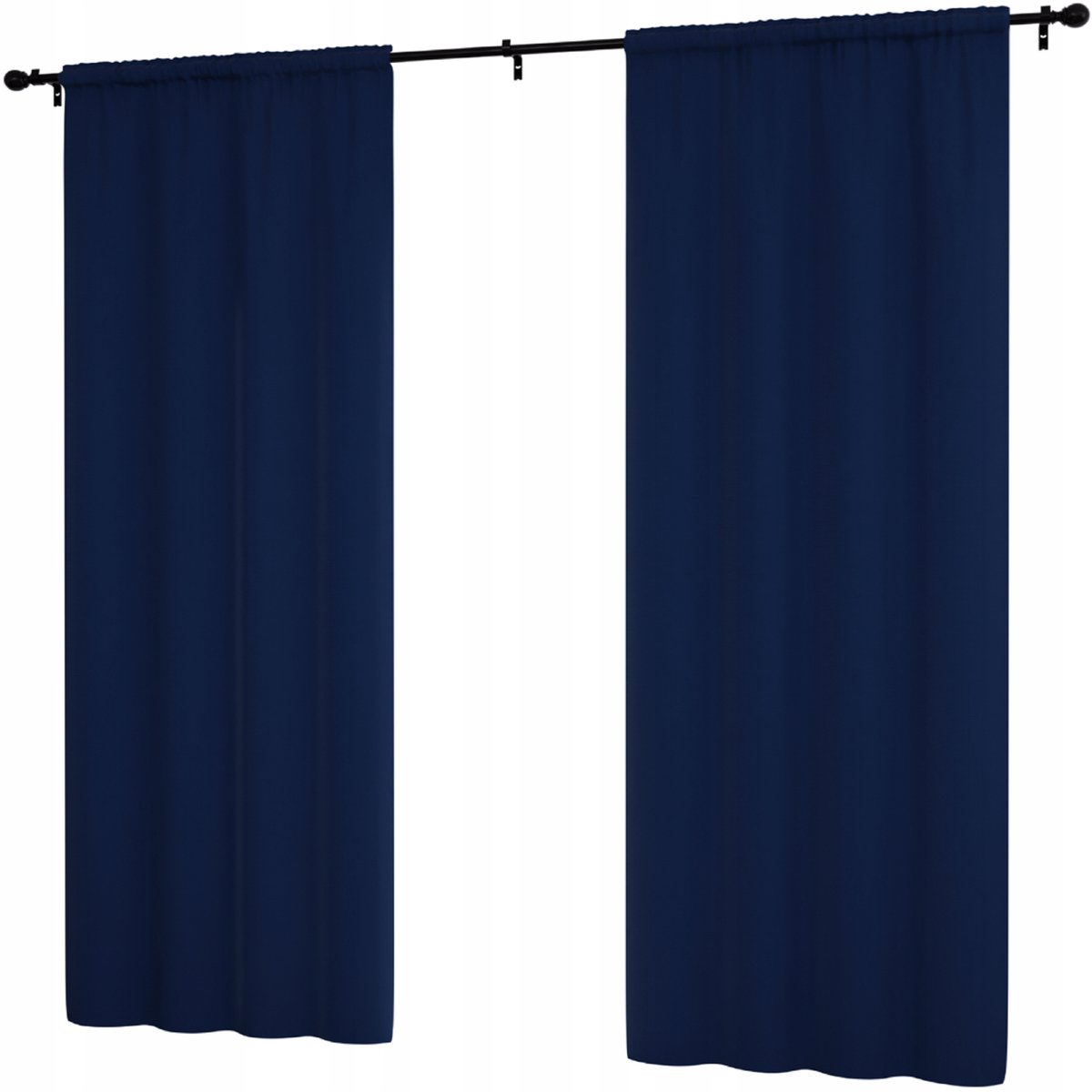 Zasłona gotowa gładka 145x180 półzaciemniająca krótka zasłony do salonu