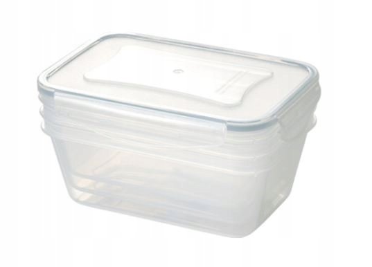 Tescoma Pojemnik FRESHBOX 3 szt 1l prostokątny