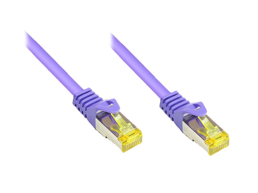 Alcasa 1.5m Cat7 RJ-45 kabel sieciowy Fioletowy 1,5 m S/FTP (S-STP) 8070R-015V