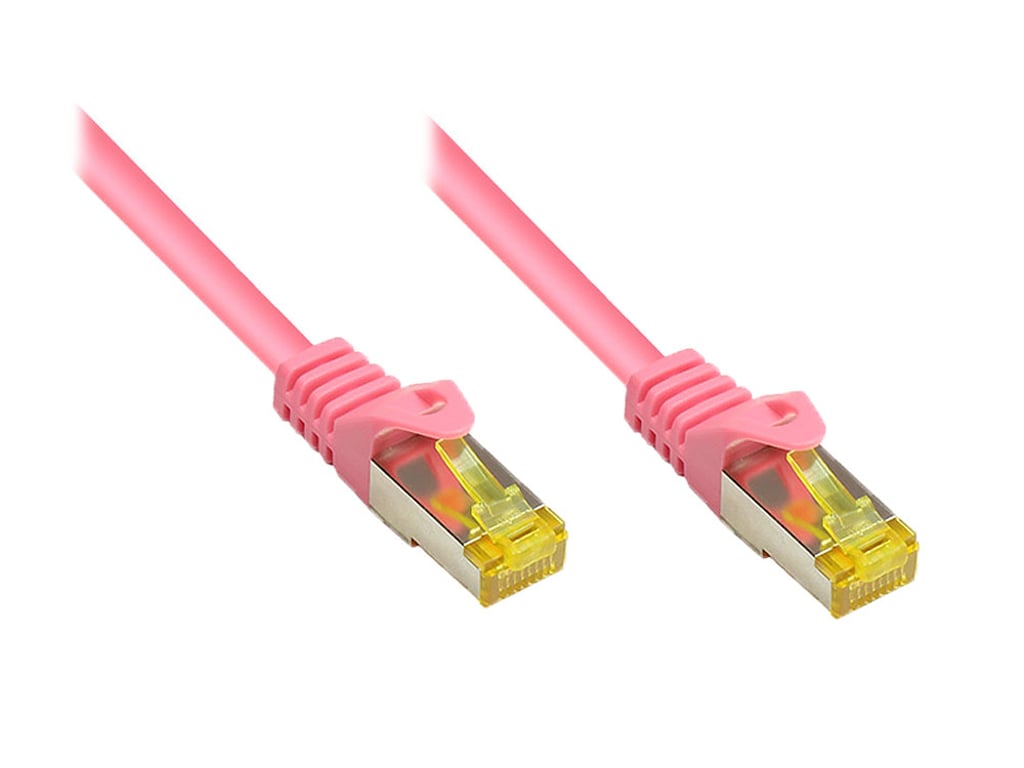 Alcasa 1.5m Cat7 RJ-45 kabel sieciowy Purpurowy 1,5 m S/FTP (S-STP) 8070R-015M