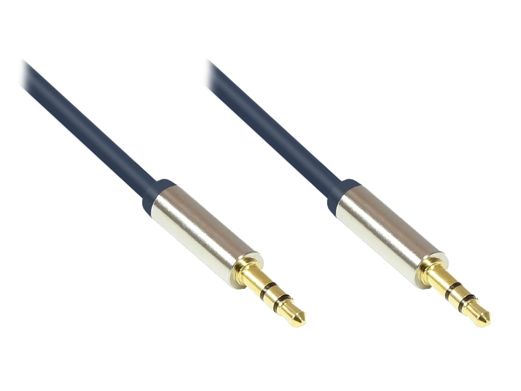 Alcasa GC-M0042 kabel audio 3 m 3.5mm Niebieski GC-M0042