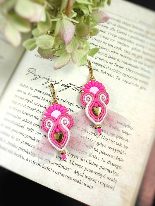 Kolczyki sutasz Stardust Pink Fantasmagorie