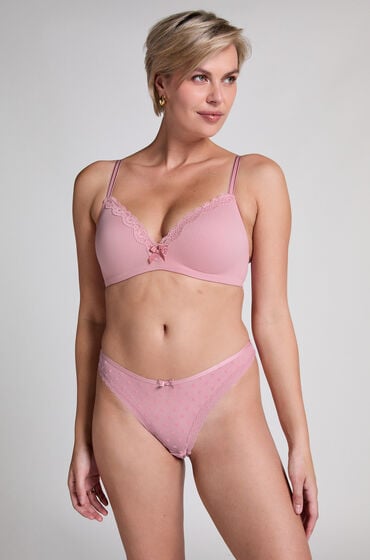 Hunkemöller Stringi Phoebe Różowy